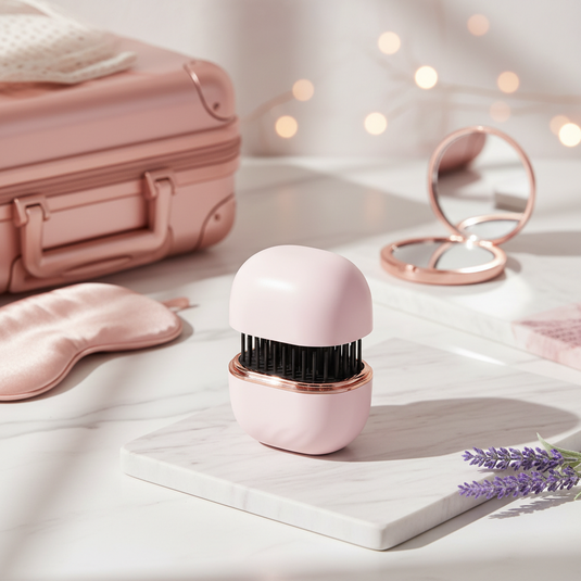 AuraBrush™ - La Mini Spazzola Portatile Ricaricabile per Capelli Perfetti